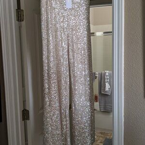 Sequined pants